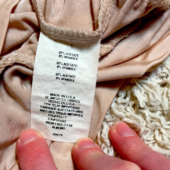 Beautiful Almond Vintage Bebe Top - Picture 10 of 10